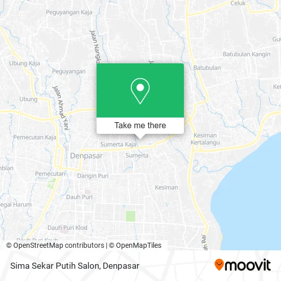 Sima Sekar Putih Salon map