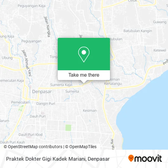 Praktek Dokter Gigi Kadek Mariani map