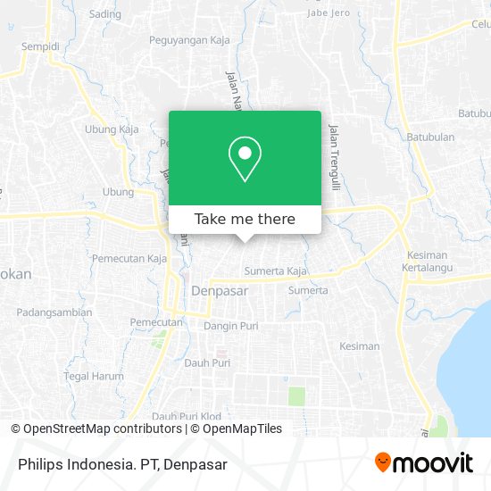 Philips Indonesia. PT map