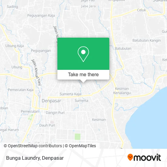 Bunga Laundry map