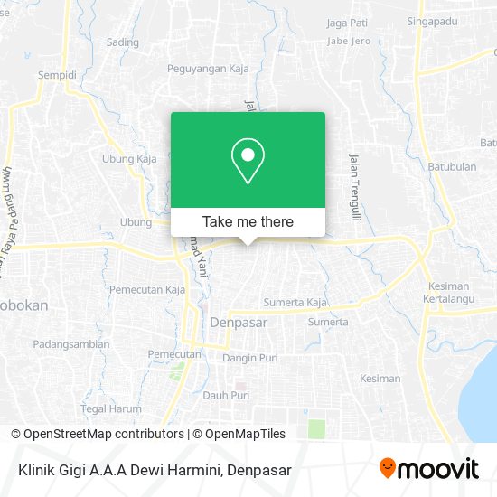 Klinik Gigi A.A.A Dewi Harmini map