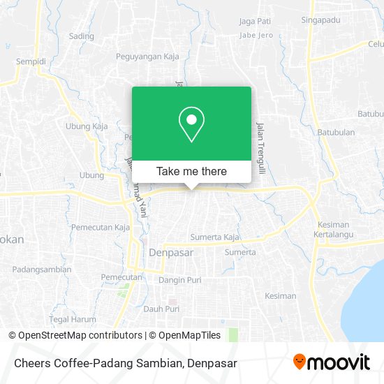 Cheers Coffee-Padang Sambian map