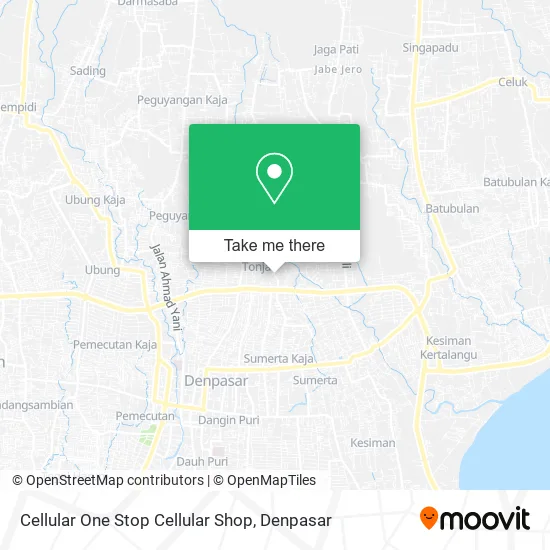 Cellular One Stop Cellular Shop map