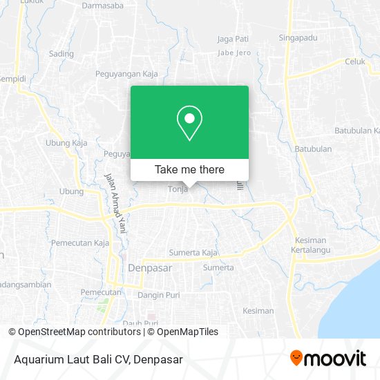 Aquarium Laut Bali CV map