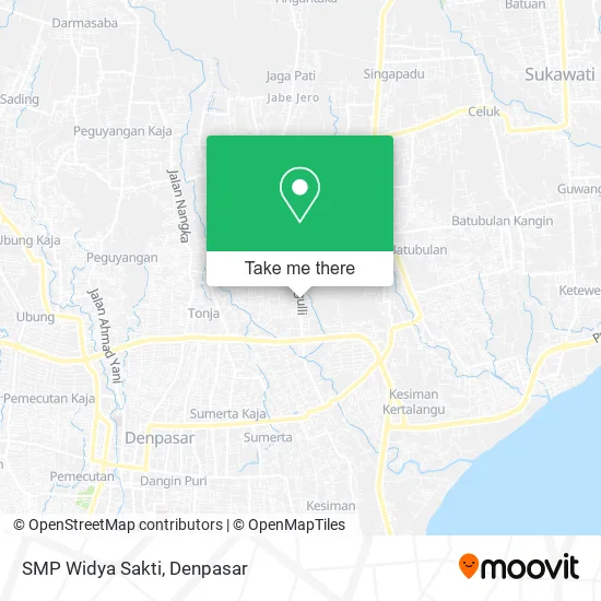 SMP Widya Sakti map