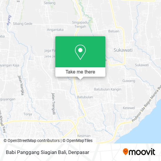 Babi Panggang Siagian Bali map