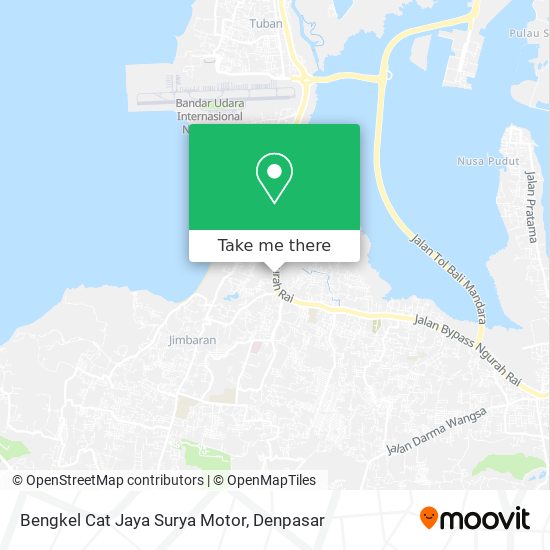Bengkel Cat Jaya Surya Motor map