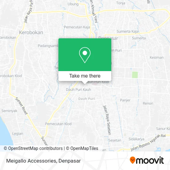 Meigallo Accessories map
