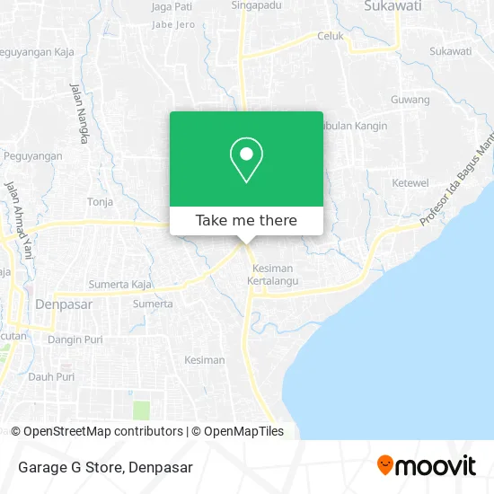 Garage G Store map