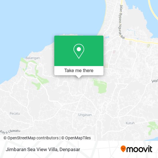 Jimbaran Sea View Villa map