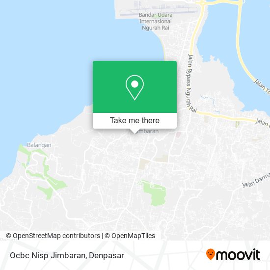 Ocbc Nisp Jimbaran map