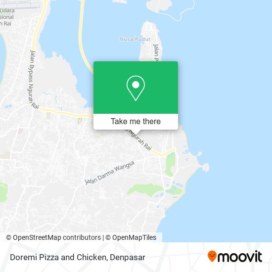 Doremi Pizza and Chicken map