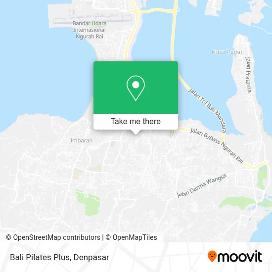 Bali Pilates Plus map