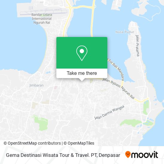 Gema Destinasi Wisata Tour & Travel. PT map