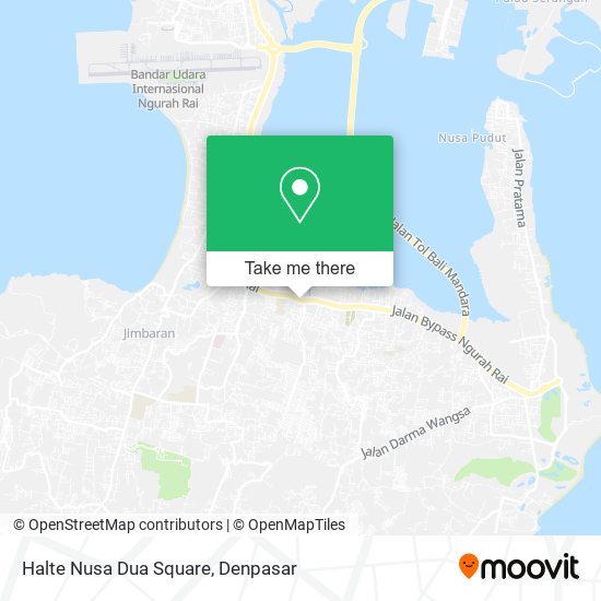 Halte Nusa Dua Square map