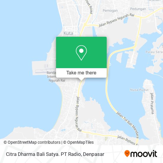 Citra Dharma Bali Satya. PT Radio map