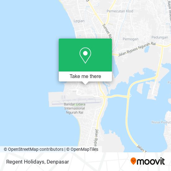 Regent Holidays map