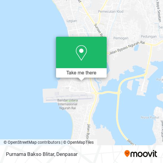 Purnama Bakso Blitar map