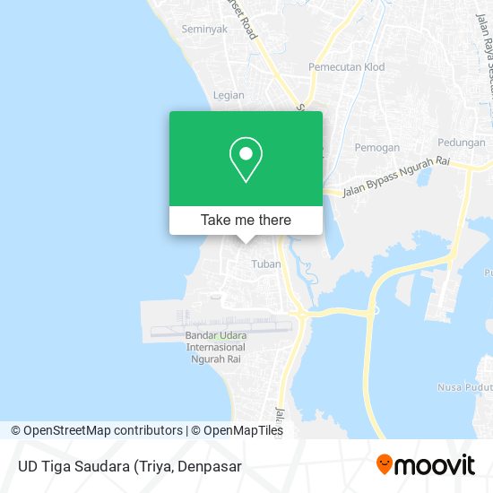 UD Tiga Saudara map