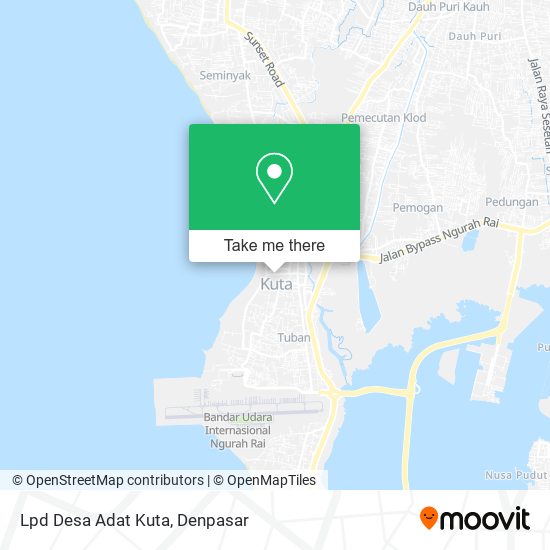 Lpd Desa Adat Kuta map