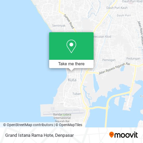 Grand Istana Rama Hote map