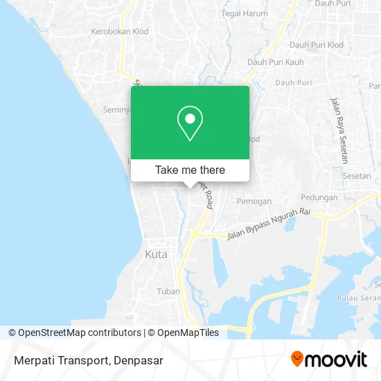 Merpati Transport map