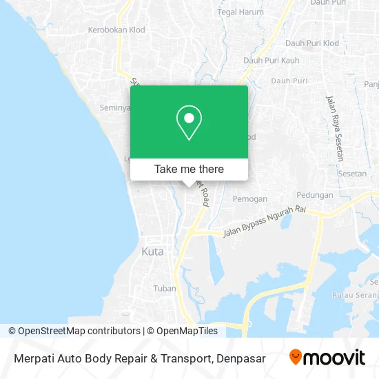 Merpati Auto Body Repair & Transport map