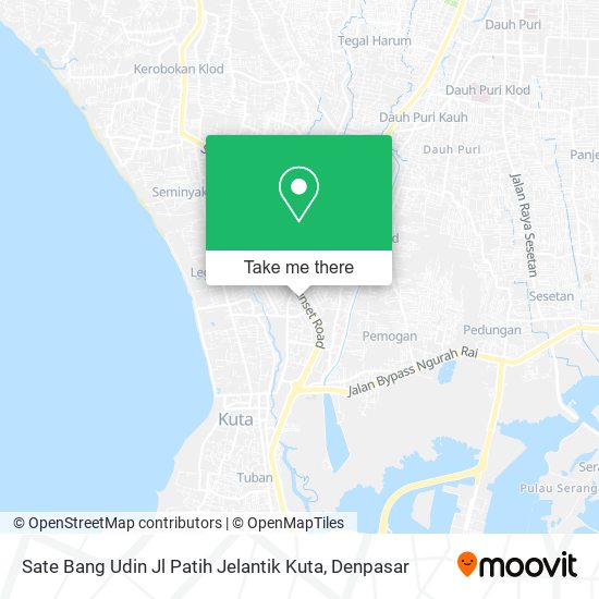 Sate Bang Udin Jl Patih Jelantik Kuta map