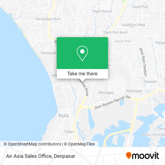 Air Asia Sales Office map