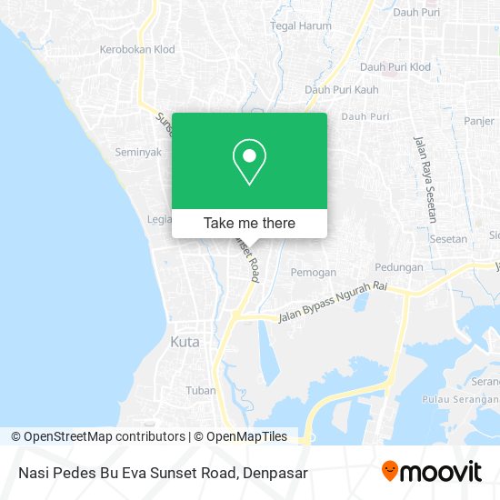 Nasi Pedes Bu Eva Sunset Road map