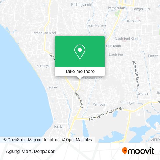 Agung Mart map