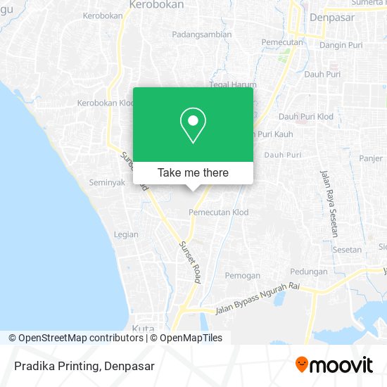 Pradika Printing map