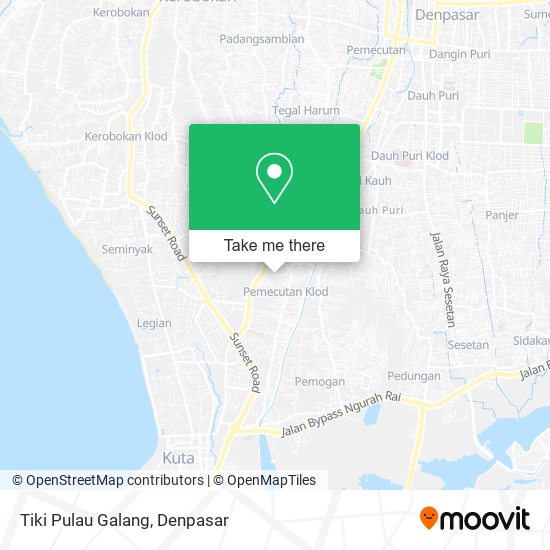 Tiki Pulau Galang map