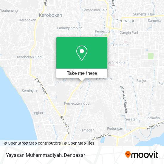 Yayasan Muhammadiyah map