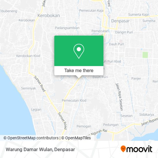 Warung Damar Wulan map