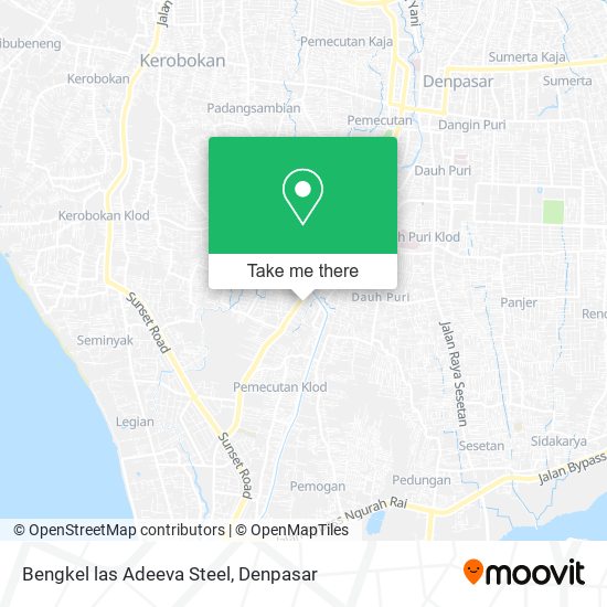 Bengkel las Adeeva Steel map