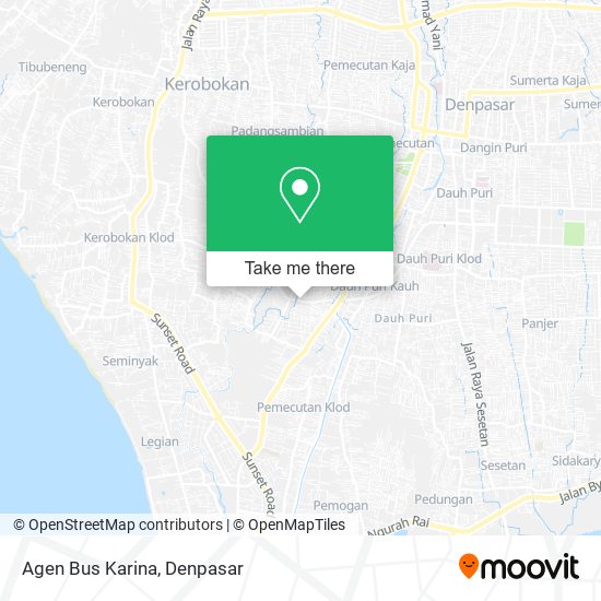 Agen Bus Karina map