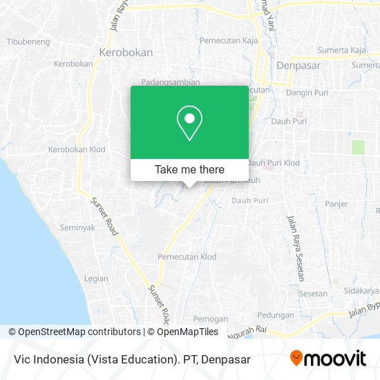 Vic Indonesia (Vista Education). PT map