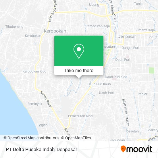 PT Delta Pusaka Indah map
