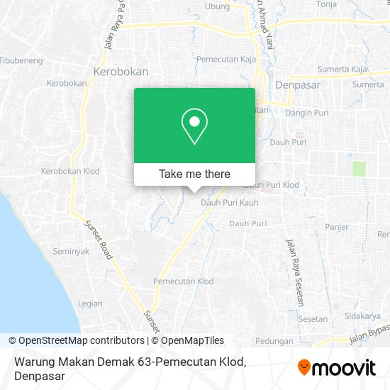 Warung Makan Demak 63-Pemecutan Klod map