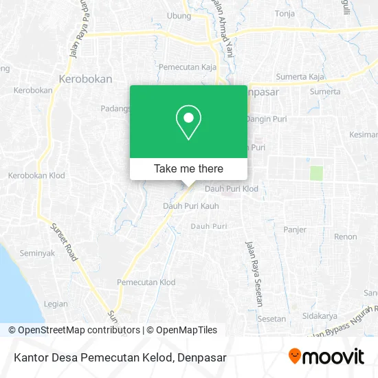 Kantor Desa Pemecutan Kelod map