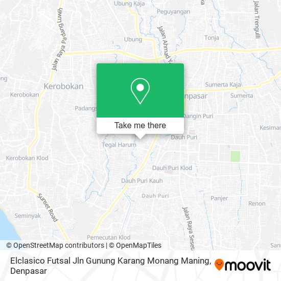 Elclasico Futsal Jln Gunung Karang Monang Maning map