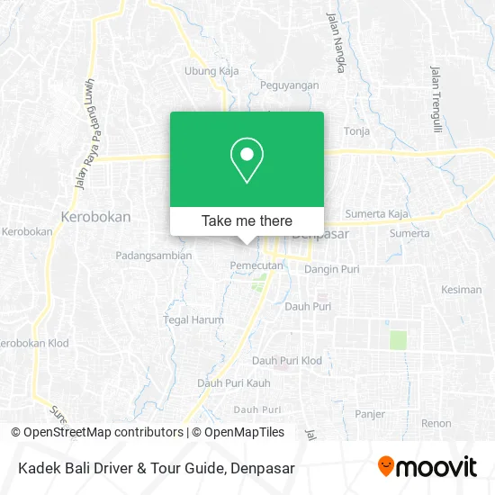 Kadek Bali Driver & Tour Guide map