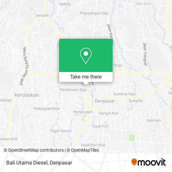 Bali Utama Diesel map