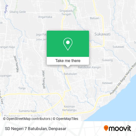 SD Negeri 7 Batubulan map