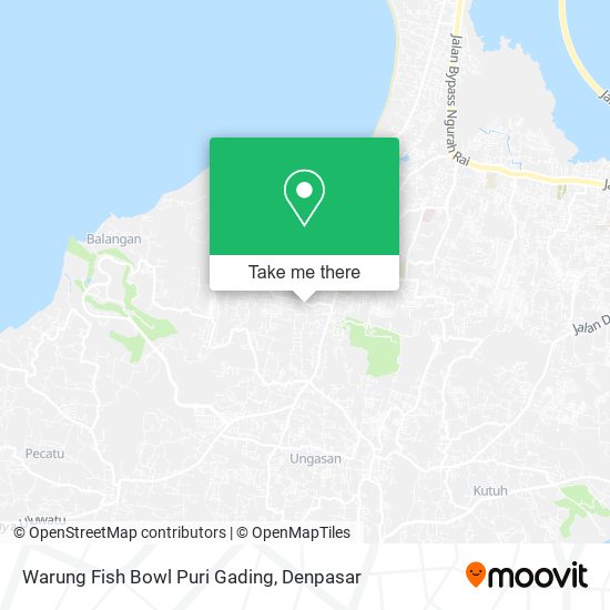 Warung Fish Bowl Puri Gading map