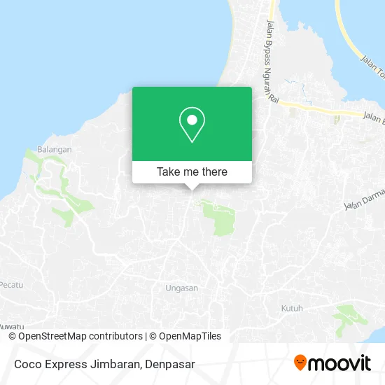 Coco Express Jimbaran map