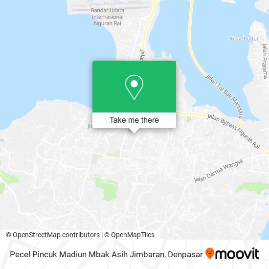 Pecel Pincuk Madiun Mbak Asih Jimbaran map
