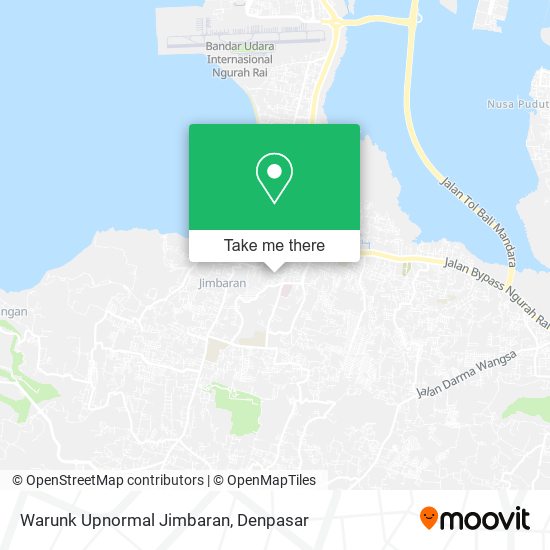 Warunk Upnormal Jimbaran map