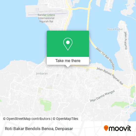 Roti Bakar Bendols Benoa map